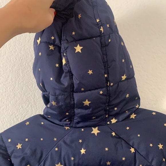 Old Navy Stars Puffer Hoodie Jacket - Picture 10 of 11